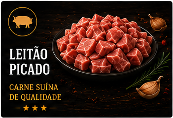 Leitão picado