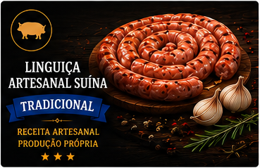 Linguiça artesanal tradicional